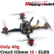Happymodel Crux3 115mm 1S ELRS F4 2G4 AIO BNF w/Caddx ANT 1200tvl 3 Inch Toothpick FPV Racing Drone 