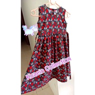 [Handmade] Baju Gaun kanak-kanak perempuan / Girl Dress / Baju Batik Viral / Girl Blouse