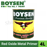 S.W Boysen 310 Red Oxide Primer 1Litre/4Liter Metal Rust Preventer #193