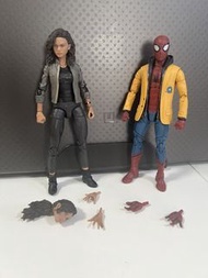 ** Homecoming Spider-Man & Marvel’s MJ 2 pack** 孩子寶 Marvel漫威 Marvel Legends 6” figure 已開新淨冇包裝如圖