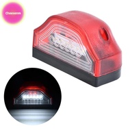 Cheesenm 3 LED Number Lamps E9 12V-24V For Lorry Truck Trailer White Light Waterproof Car License Pl