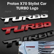 Proton X70 Stylist 3D Metal TURBO Emblem Car Emblem