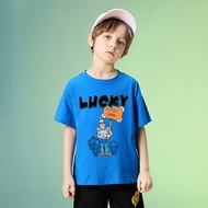 Tshirt Kids Boy Simple Short Sleeve Tee Unisex Kids Tshirt Tshirt Kolar Budak Lelaki 大童上衣 Luxury T Shirt