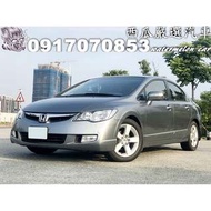 2006年 HONDA K12 1.8 (僅跑八萬 少開 一年只跑約六千) 天窗 手自排 恆溫 換檔撥片 HID頭燈 一手女用車