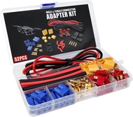 T-Plug EC3 XT60 RC Connector Kit 14 AWG Silicone Wire Heat Shrink Tubing Adapter for RC Car Lipo Bat