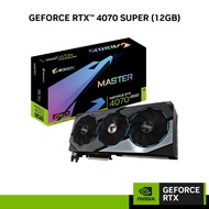 NVIDIA® Graphic Card GIGABYTE AORUS GeForce RTX™ 4070 SUPER MASTER (12G)