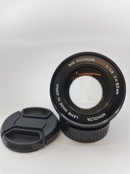 Minolta MD ROKKOR 50mm f1.4 大光圈標準鏡