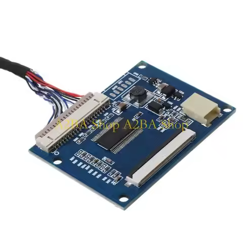 A2BA 1Set Standard 20Pin 1-ch LVDS Input to 50Pin TTL Output Driver Board with Cable