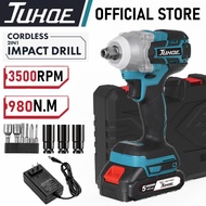 electric cordless wrench impact wrench cordless wrench 2 batteries powerful electric impact wrench d