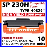 10x Compatible Ricoh SP230 SP230HS SP230H 408294 SP230sfnw SP 230sFNw SP 230DNw SP230DNw 230FNw 230S