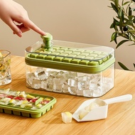 One-Click Ice Cube Mold Ice Tray Box Household Ice Maker Refrigerator Ice Storage Mold  Acuan Kiub A