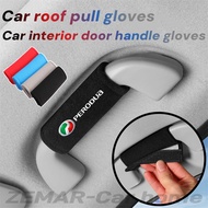 Perodua car roof pull gloves car interior door handle gloves Armrest Handle Protector Cover For Pero