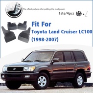 Mudguard For Toyota Land Cruiser 100 LC100 FJ100 1998-2007 Front Rear 4pcs Mudflaps Mudguards Car Ac