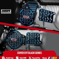 New NSA COVER CVT BLACK SERIES YAMAHA Nmax Aerox CVT COVER Yamaha Motorcycle Accessories NSA PERFORM