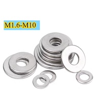 [XNY] 304 Stainless Steel Flat Washer Round Screw Washer Ultra-Thin Metal Washer M1.6-M10