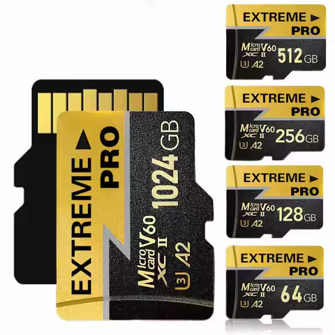Extreme Micro SD Memory Card 1TB High-Speed U3 V60 4K Flash Cards for Nintendo Switch 64GB 128GB 256