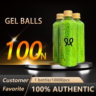 100g/8,000pcs 7mm-8mm Green Frosted Gel balls Beads Blaster 100N Hardness Gel Balls DIY toys Gel Bal
