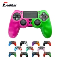 Mixed Color Silicone Protect Case Gamepad Console Housing Shell Controller Soft Silicon Cover Skin For Sony Playstation 4 PS4