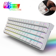 RK71 Wireless/Wired RGB Mechanical Keyboard , 71 Keys Bluetooth 5.0 Hot Swappable Compact Gaming Key