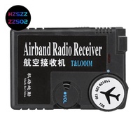 118-136MHz Airband Radio Receiver High Sensitivity Air-to-Ground Aeronautical Band Receptor Digital 