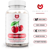 Exp:11/24** PUREFINITY Tart Cherry 3000mg – Advanced Uric Acid Cleanse, Powerful Antioxidant with Joint Suppor