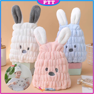 Handuk Keramas Karakter Rabbit Pengering Rambut Motif Kelinci Anak Perempuan Lucu Cepat Kering Han