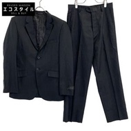 Giorgio Armani LE COLLEZIONI 條紋羊毛 2B 單件夾克，尺寸 46，下裝，尺寸 30