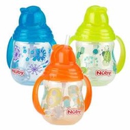 🐻 板橋統一婦幼百貨 🐻 Nuby 卡拉雙耳彈跳吸管杯(360°吸管) 270ml