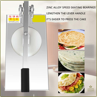 [oqian] Manual Pizza Dough Press Machine Stainless Steel Dough Flour Press Commercial Forming Machin