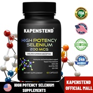 High Potency Selenium Supplement - For Immune System, Blood Sugar Balance, Thyroid, Prostate & Heart