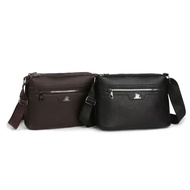 Leather Sling Bag for Men Fashionable Bag for Men Waterproof Shoulder Bag Multi-pocket Men's Bag