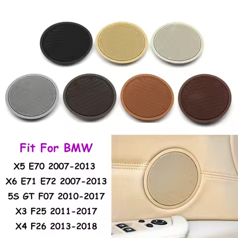 Car Interior Front Rear Door Woofer Horn Loud Speaker Grill Cover Replacement For BMW X5 X6 X3 X4 5G