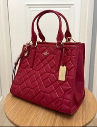 COACH F37486 Crosby Canyon Quilted Carryall Bag with Dust Bag