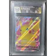 Pokemon TCG Card Pikachu V SS Vivid Voltage #170 Full Art HGA 9