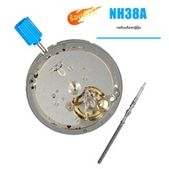 กลไกนาฬิกาอัตโนมัติ HOT Original NH38A รุ่นดัดแปลง 24 Jewels ความแม่นยำสูง NH38 อะไหล่ซ่อมแซมชั้นนำ