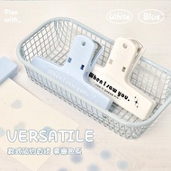 Medium-Cream Series retro ins Style high-Appearance PP Clip color Long Tail Clip Handbook diy Index 