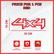 Car Sticker 4x4 Off Road Word