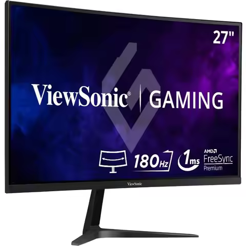 VX2718-2KPC-MHD 27 Inch Curved 1440p 1ms 180Hz Gaming Monitor with FreeSync Premium, Eye Care, HDMI 
