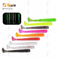 26mm 0.2g Paddle Tail Softbait Ajing Soft Lure 10pcs/pack