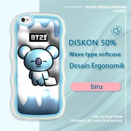 Jasouwe Apple iphone 6 6S 7 8 11 PRO PLUS SE X XR XS MAX Phone Case BT21 Baby KOYA 3D BTS colorful w