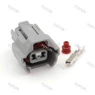 YY 2 Pin Toyota Black Top 4age 20v Nissan Cefiro A33 Fuel Injector Socket Connector