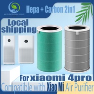 【High Quality】 Replacement Compatible with Xiaomi 4pro Filter Air Purifier Accessories Authentic Original HEPA&amp;Active Carbon High-Efficiency Antibacteria Virus