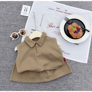2-Piece Girls' Set Super Cute Brown Color In A Young Lady Style Code Ar5