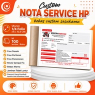 HP Custom service note 2-plyhp - 100 sheets - counter note - sales note