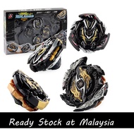 【Malaysia Ready Stock】☒✎Socute Beyblade Burst Toys Set With Launcher Stadium Metal Fight Kid's Gift Black Spinning Toy 4