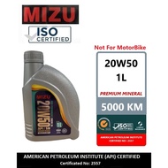 Mizu Mineral 20W-50 (1 Litre) Lubricant Genuine Engine Oil