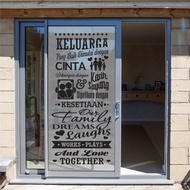 WINDOW GLASS STICKER / MIRROR STICKER / FAMILY THEME