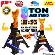 3Ton Jack Stand PITSTOP 2 PCS HIGH QUALITY  ESKO  Car Heavy Duty  Strong Automotive Garage Porch Rep