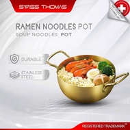 Korean Ramen Noodles Pot With Lid Stainless Steel Soup Pot Noodles Egg Soup Cooking Pot For Kitchen 