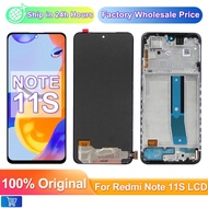 6.43"AMOLED For Xiaomi Redmi Note 11s LCD Display Touch Screen Digitizer Assembly Replacement For 22